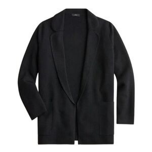 J. Crew • NWT • Eloise Sweater Blazer in Black